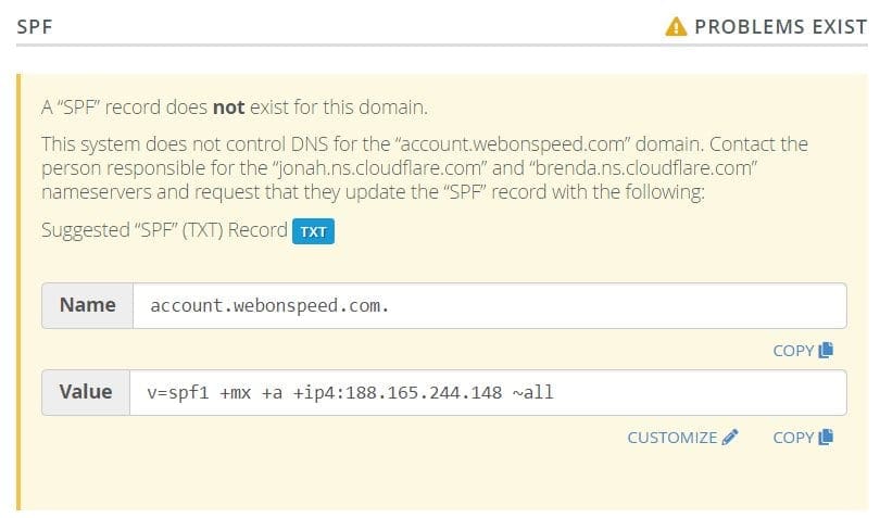 Email Deliverability SPF